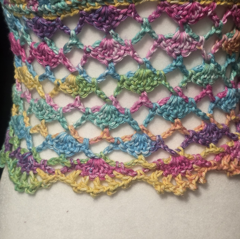 Festival Crocheted Halter Top - Picture 10 of 11